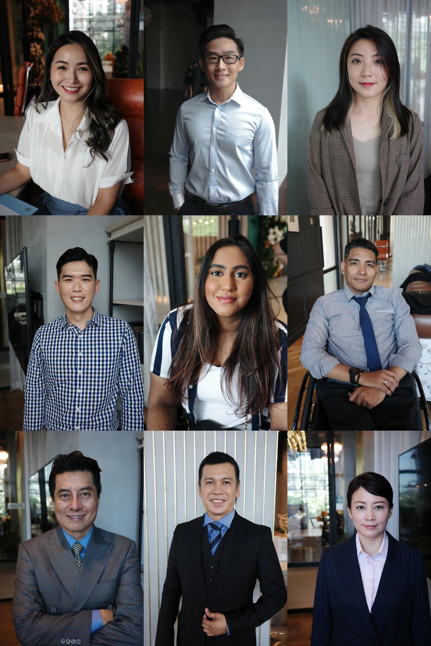 Professional legal team portrait